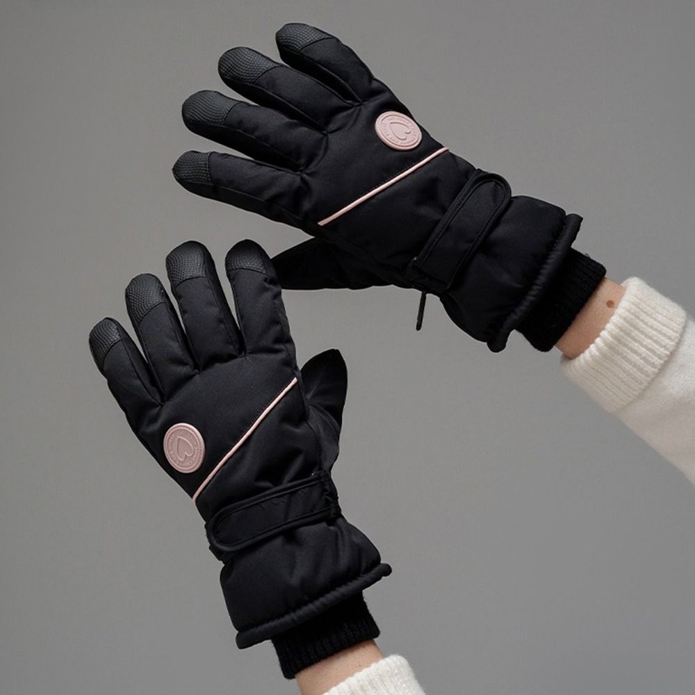 Touchscreen Winter Skihandschuhe Rutschfeste Fahrradhandschuhe für Damen Erwachsene