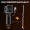 Hotend Replacement for Creality Hi Combo 3D Printer Quick Swap Nozzle Ceramic Heating Block Kit 300℃ Temperature Resisting
