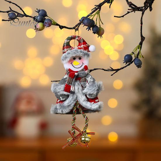 Christmas Pendant Fine Workmanship Christmas Tree Hanging Doll Ornament for Party Festive Home Decoration