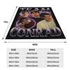 Conrad Fisher Bootleg Team Conrad Blankets Coral Fleece Plush Spring/Autumn Super Warm Throw Blanket for Sofa Outdoor Quilt
