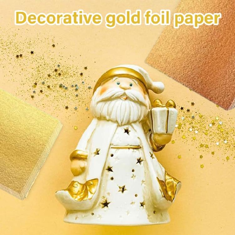 240 Blatt Goldfolienblätter Imitation Blattgold Papier Blattgoldblätter 12 Farben Folienblattpapier für Kunst