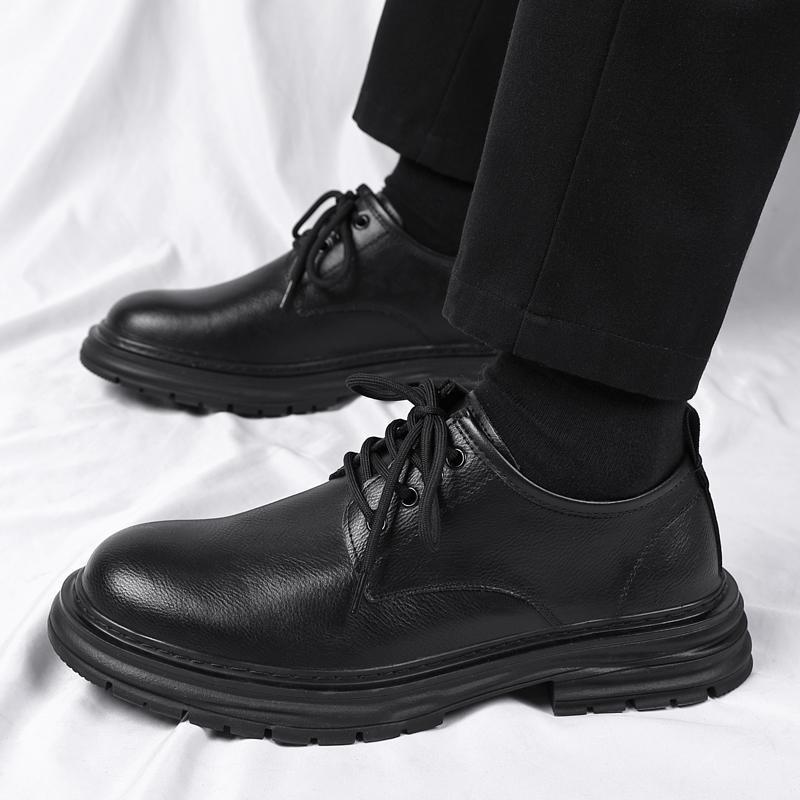 Fashion High Quality Leather Oxford Shoes Men Comfort Breathable Outdoor Sneakers Shoe Brand Handmade Soft Leather Business Casual Shoes