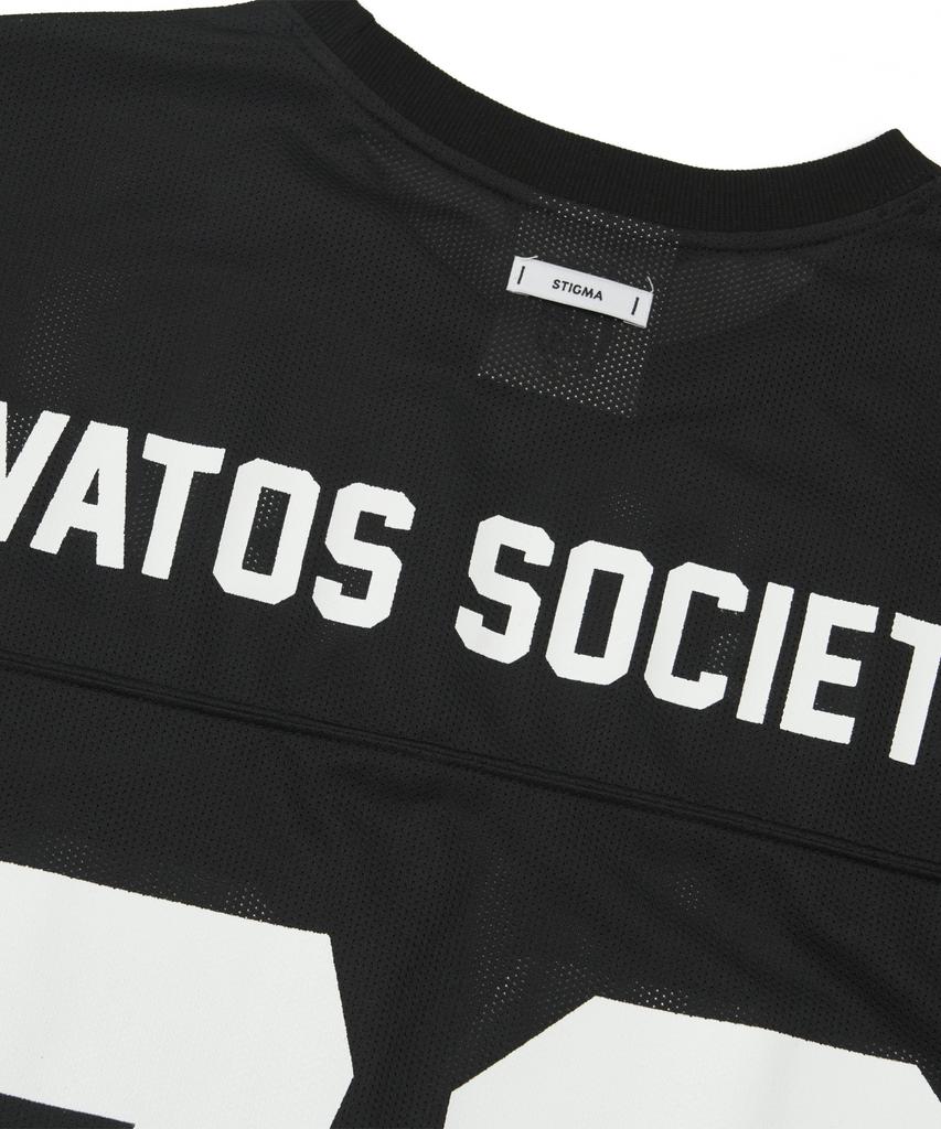 Stigma Mesh Oversized T-Shirts Black