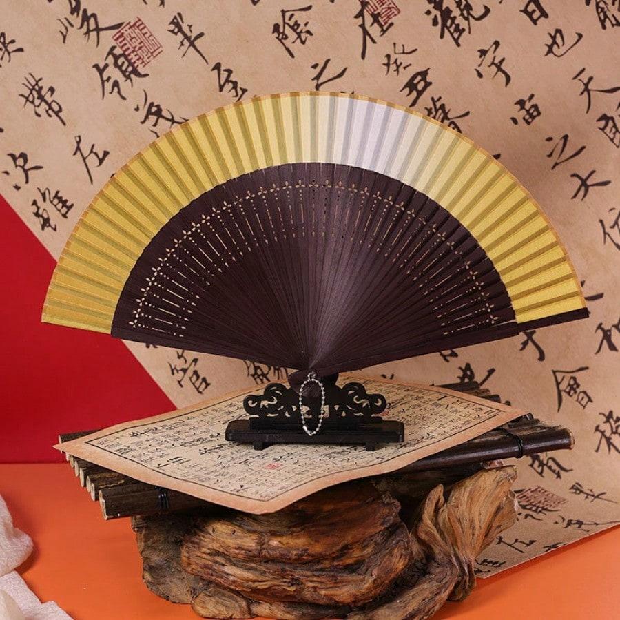 Summer Fan Antique Fan Folding Fan Antique Folding Fan Hanfu Fan New Chinese Female Fan Dance Fan Small Fan