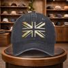 British Flag Print Baseball Cap Casual Snapback Hat Fashionable Hat Outdoor Adjustable Leisure Cap Suitable for All Season