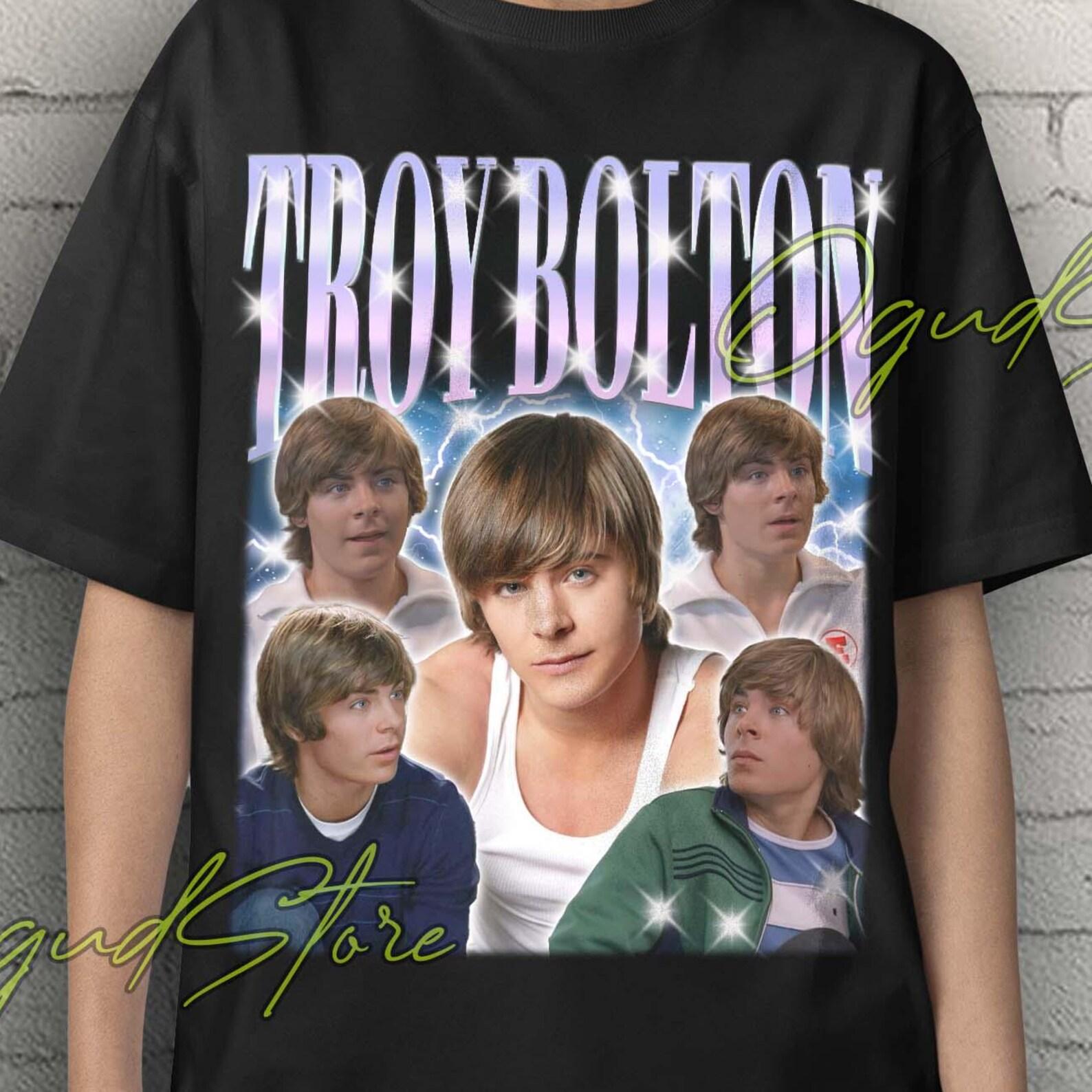 Troy Bolton Meme Shirt: Funny High School Musical Tee S