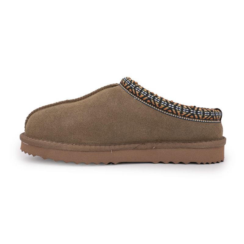 Women's KELARA Fur Mule with Ethnic Trim