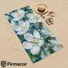 White Pear Blossoms On Blue Soft Portable Travel Towel Unisex Lightweight Microfiber Oversized Sand Free Quick Dry Beach Towel