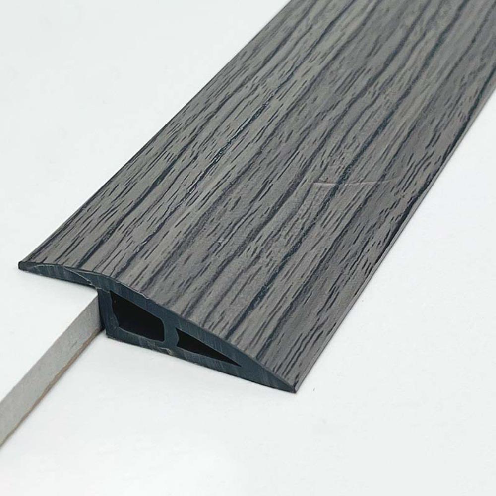 Carpet To Tile Floor Transition Strip Self Adhesive PVC Threshold Ramp Wear-resistant Cuttable Flat Button Strip Household