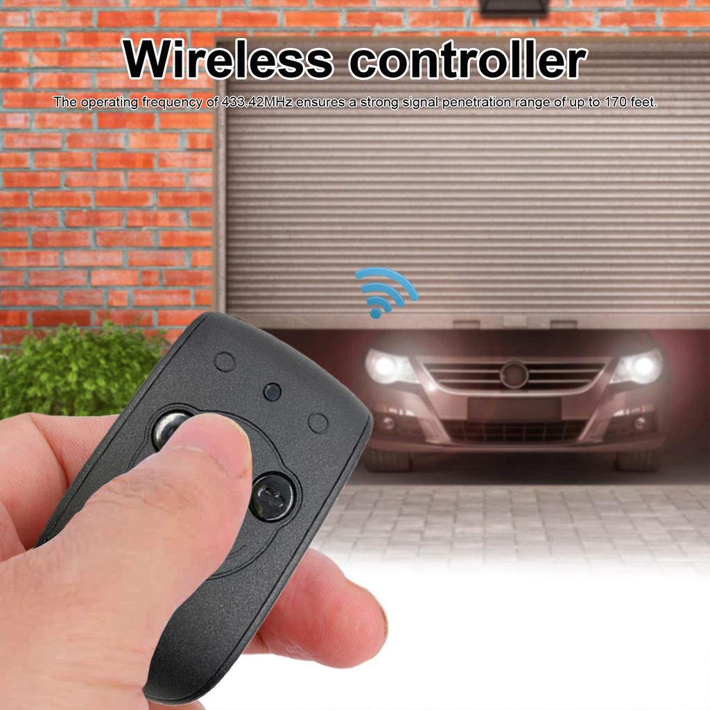 1-5 Stück 433,42 MHz Garagentor-Fernbedienung für SOMFY Keytis NS 2 RTS / Keytis NS 4 RTS Sicherheits-Fernbedienung Klonschlüssel Einfach zu bedienen