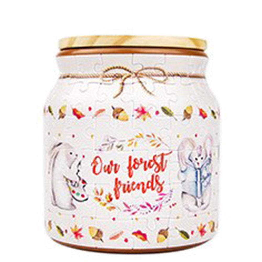 Pintoo Puzzle Jar 96ks (Králík a veverka)