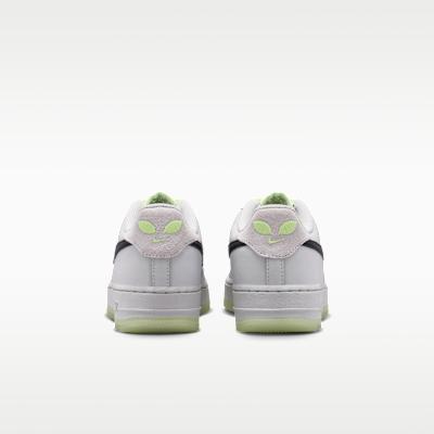 Kids' Sneakers Nike Air Force 1 Low GS 'Photon Dust Black Barely Volt'