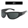 Jenine sunglasses female YK retro babes future technology sense outdoor riding advanced sense sunglasses