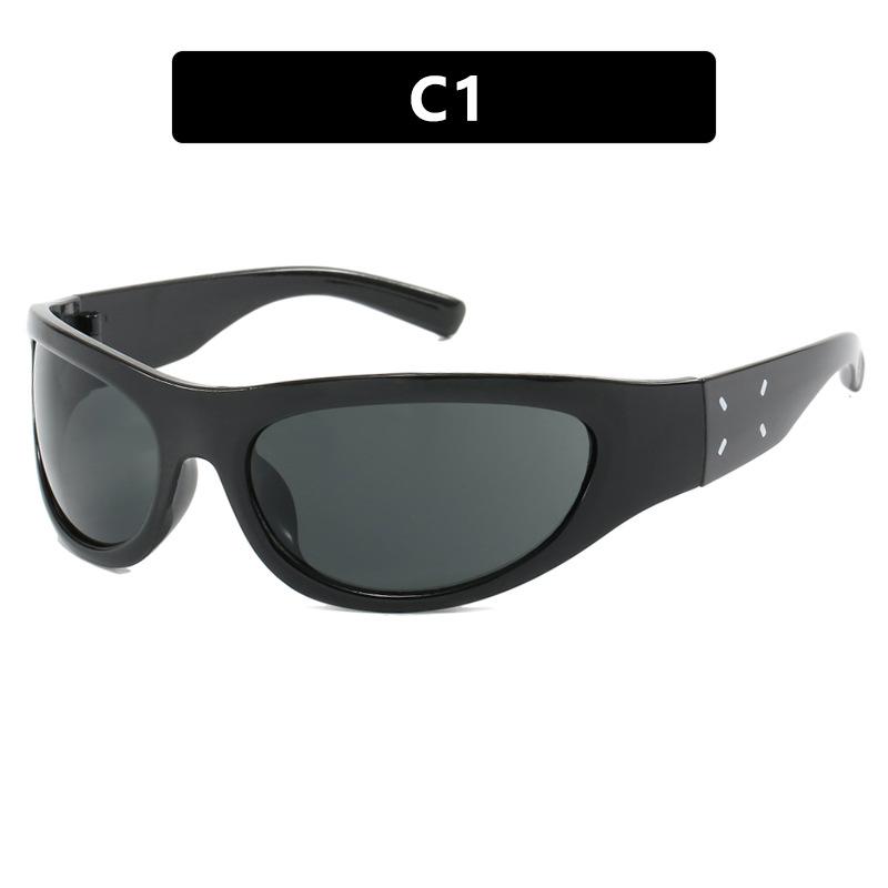 Jenine sunglasses female YK retro babes future technology sense outdoor riding advanced sense sunglasses
