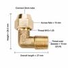 90 Degree Male Flare Fitting Male Thread Copper Tubing Easy Install Pipe Elbow  Hydraulic Line