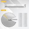 32 Piece Stainless Steel Thickness Gauge, Feeler Gauge, Gap Gauge, Distance Gauge, Dual Marking Metric and Imperial Measuring Tools 0.04-0.88