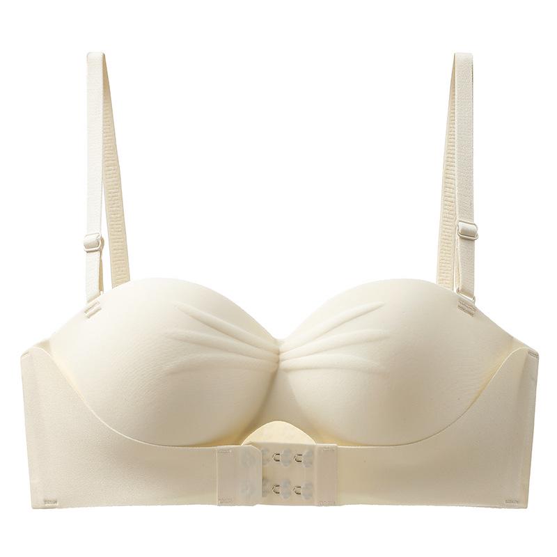 Summer Seamless Strapless Push-up Bra for Small Busts - Invisible, Non-slip & Breathable XL 38/85ABC