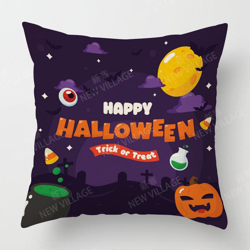 Decorative Cushion Home Living Room Decor Throw Pillow Cover Pillowcase Halloween Autumn