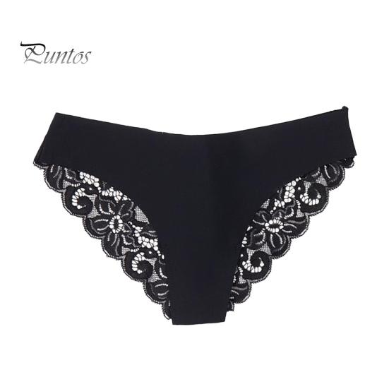 

Женские трусы с низкой талией, кружевные, бесшовные, однотонные, эластичные, тонкие, с хорошей воздухопроницаемостью, впитывают влагу, эластичные повседневные трусы, спортивные трусы L чёрный