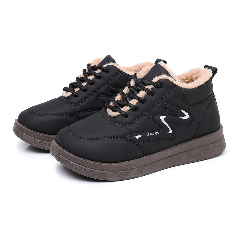 Plus Velvet Thick Snow Boots Women's Thick-soled Non-slip Warm Bread Shoes Comfortable