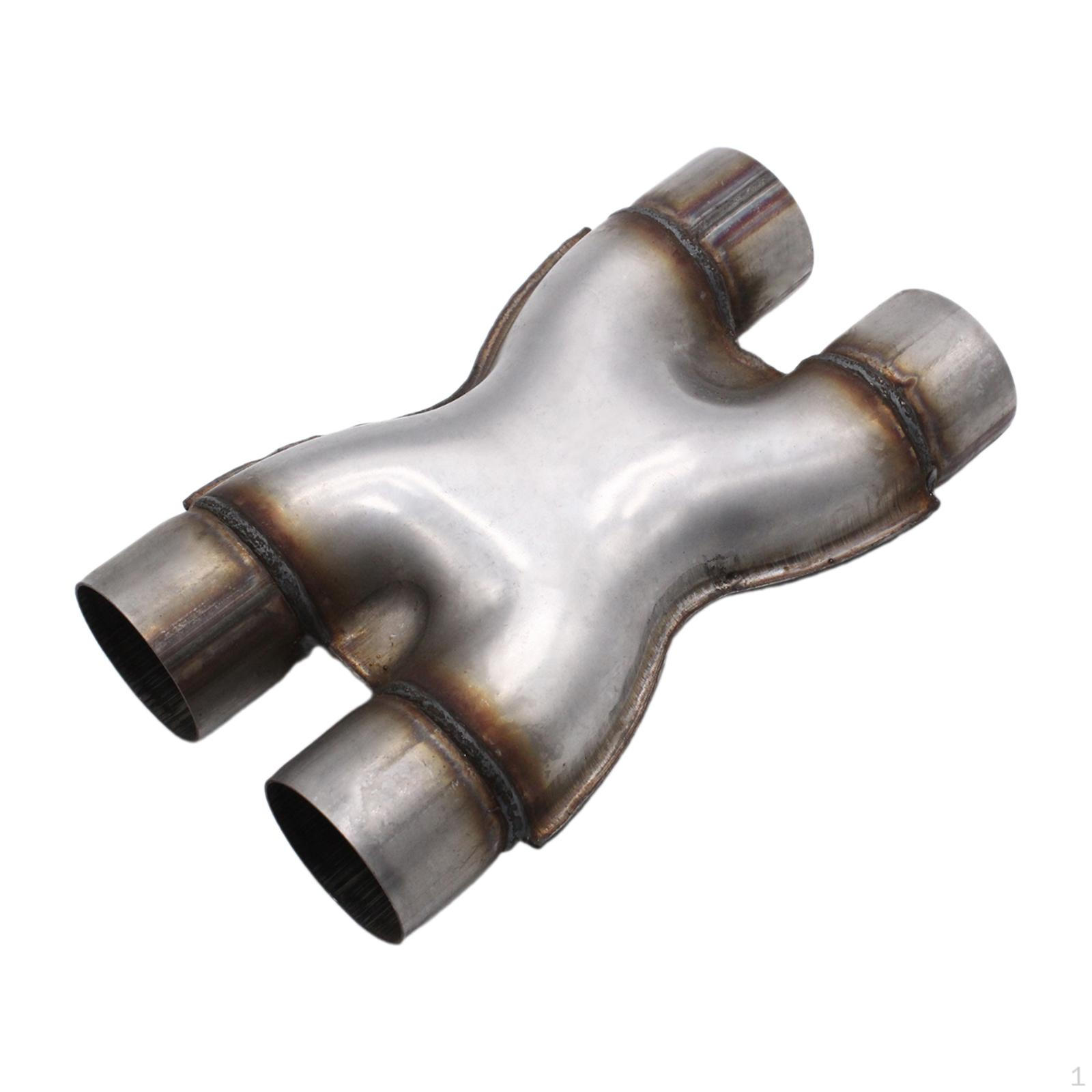 

Stainless Steel Exhaust Tip Easy to Install Repair Crossover x Pipe