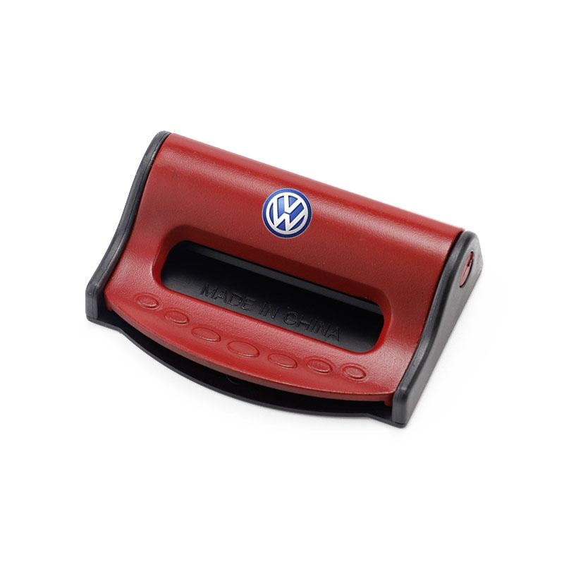 2026 Hot For Volkswagen VW 2Pcs Car Seat Belt Stopper Adjustable Clip Accessories For VW GTI Polo Golf 7 Passat CC Tiguan Atlas