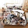 Bungou Stray Dogs S4 Beding Set Single Twin Ful Quen King-Sized Dimensionsd Dimensions Bed Linen Set Adult People Kid Bedrom Duvetcover Sets Anime Bed