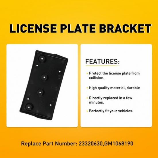 Front License Plate Bracket Tag Holder For Chevrolet Equinox 2018 19   K