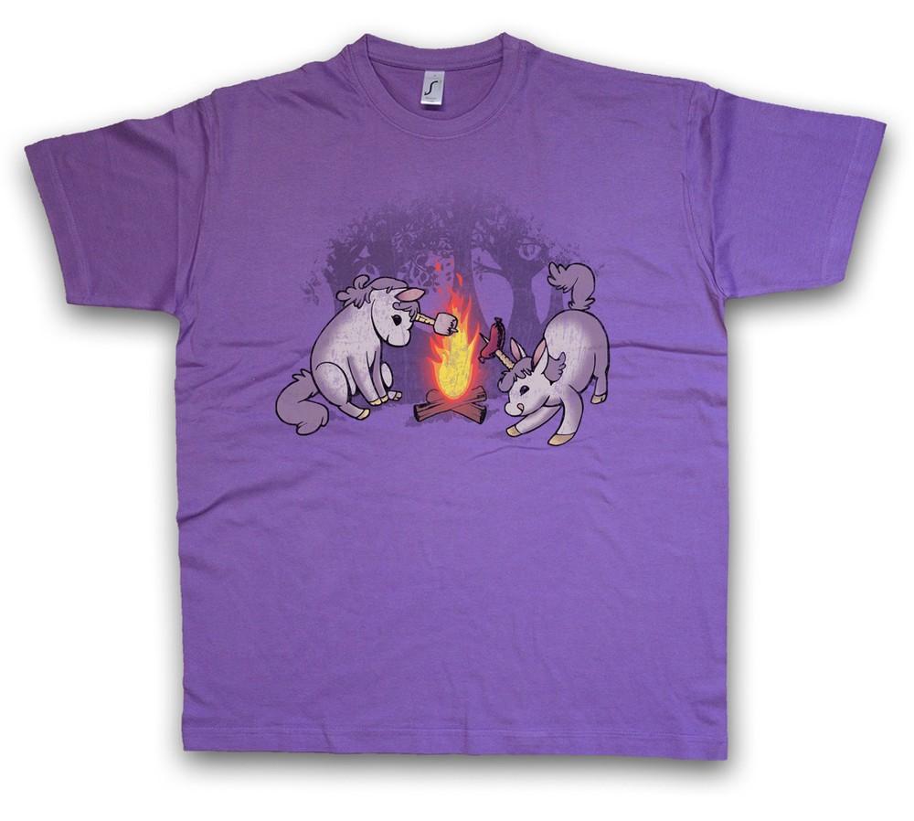 

CAMPICORNS I T-SHIRT Rainbow Fun Fairies Princess Unicorn Unicorns Camping Camp M