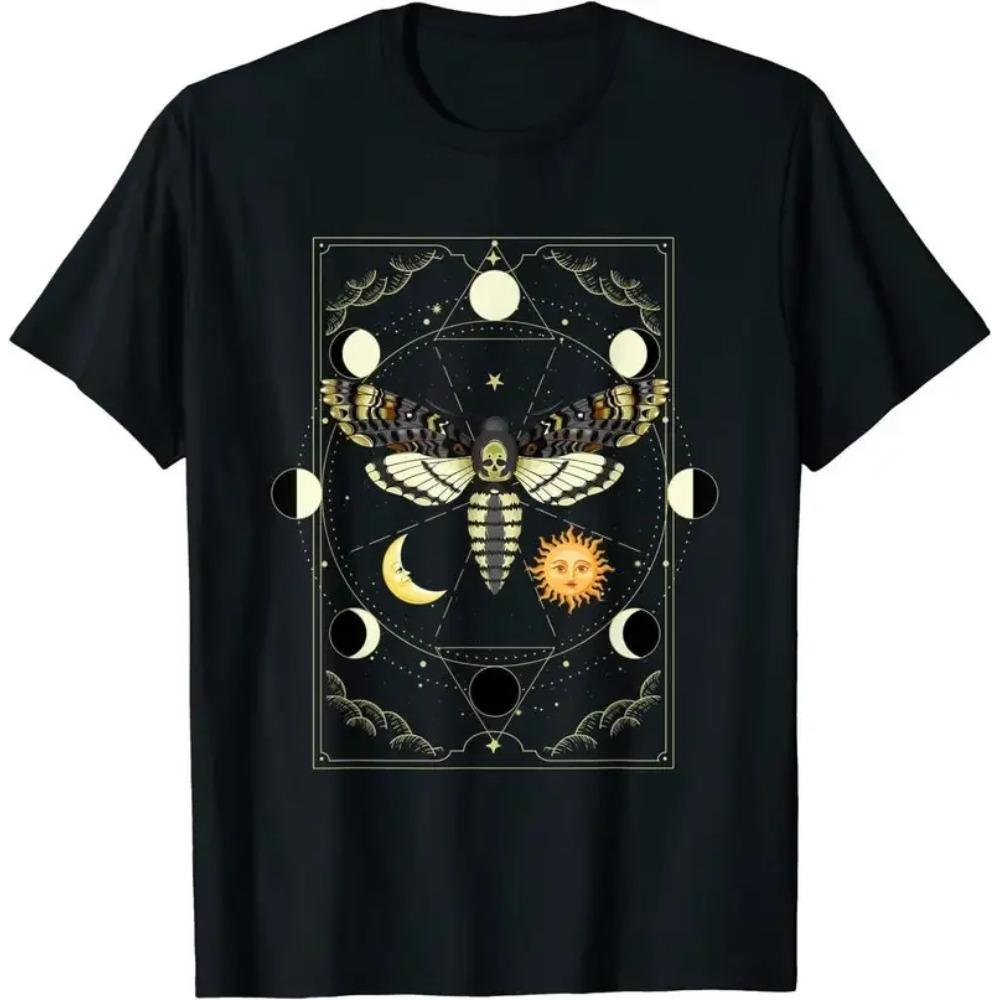 Goth Moth Tarot Card Moth T-Shirt