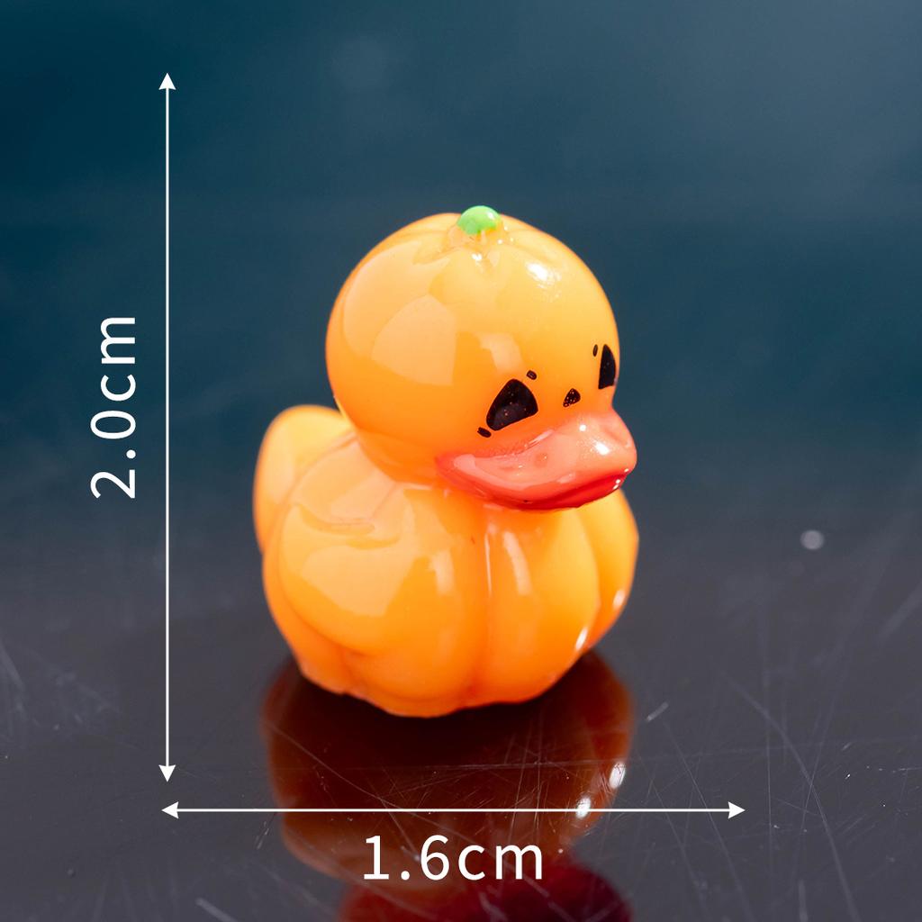 Cross-border new product creativity Halloween ghost duck devil pumpkin duck DIY ornament accessories micro-landscape ornament