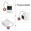 DIN Rail Electricity Meter Digital Display Power Meter Power Failure Memory Real-time Voltage Display For Home And Office