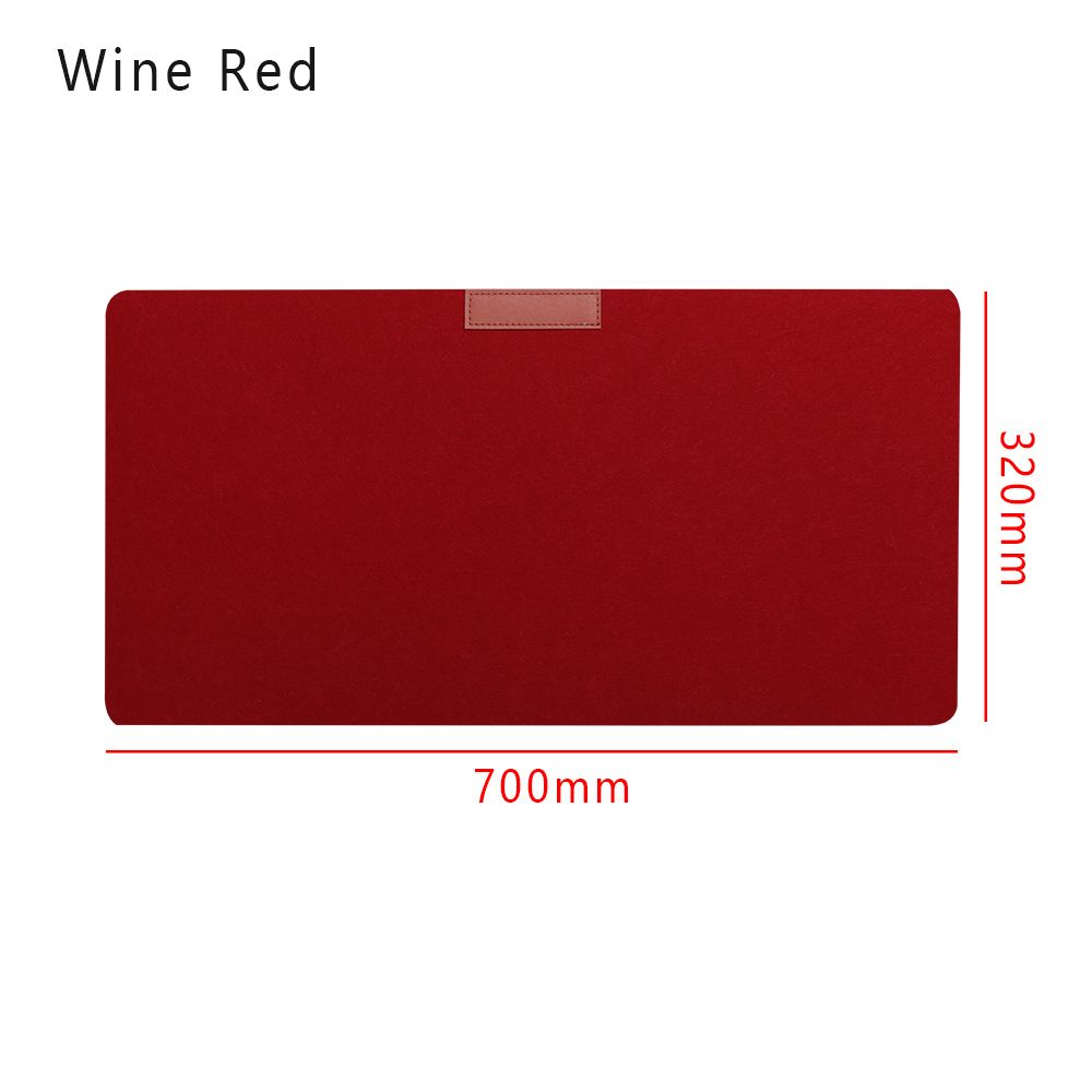 Soft Wool Felt Office Large Computer Desk Mat Keyboard Mouse Pad Laptop Cushion Table