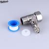 1 Set Tap Tee B Cold Hot Water Pipes Home Accessories 1/2" To 1/4"3/8" With Shut-Off Ball Valve RO Feed Water Adapter