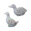 Duck Garden Statues Resin Duck Figurines for Home Office Desktop Decorations Animal Sculpture for Garden Porch Decors