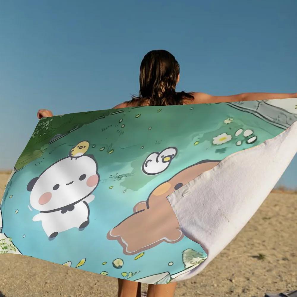 Asciugamano da Spiaggia Carino a Cartone Animato Bubu e Dudu per Bambini Personalizzato Regalo per Bagno Piscina Vacanze Regalo per Festa Picnic