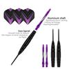 Darts Metal Tip Set 6 Aluminum Shaft Metal Dart Set Professional Darts Steel Tip Sets