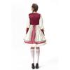 Cosplay Halloween adult pastoral Little Red Riding Hood stage costume, manor farm maid costume party costume