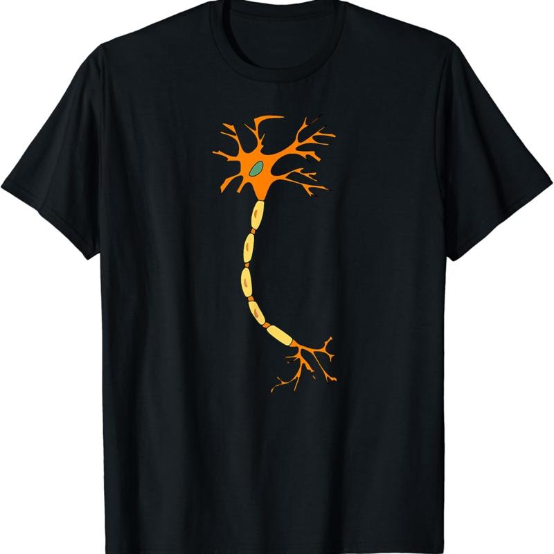 Brain Nerve Cell Neuron Neurology Neuroscience T Shirt S разноцветный