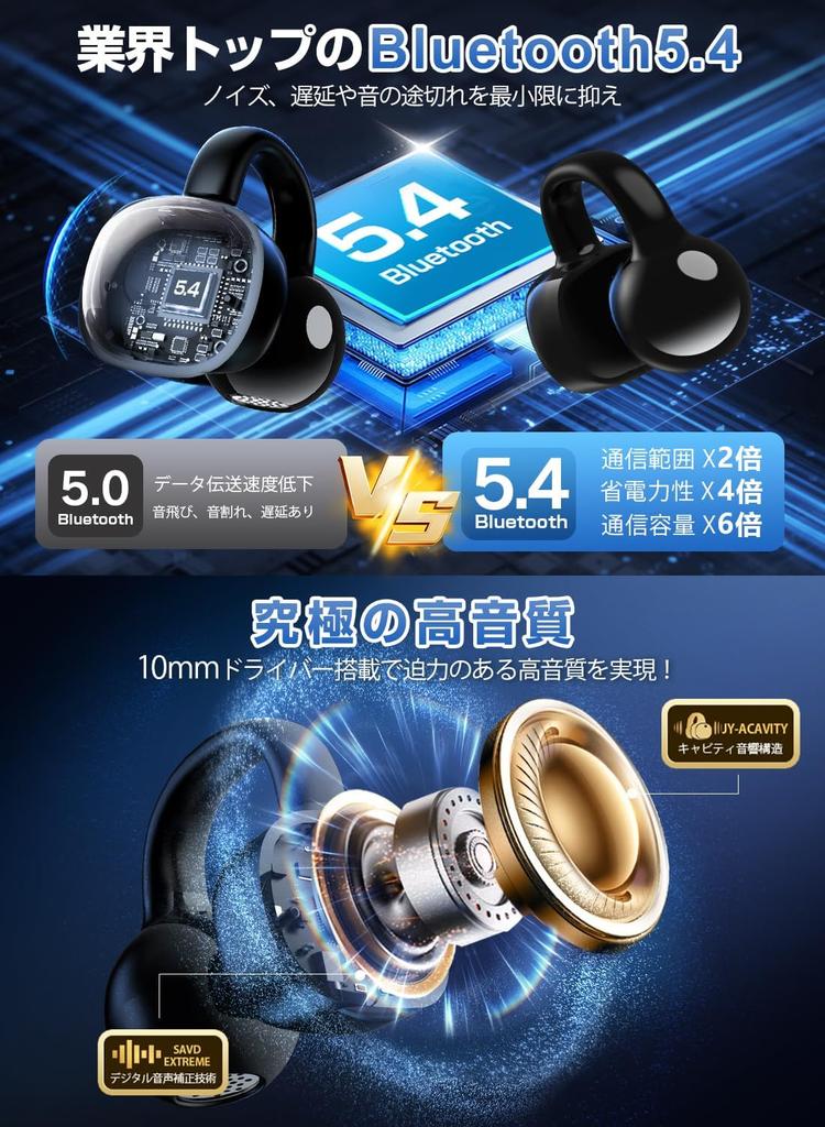 Bluetooth Wireless Earbuds Shocking Earbuds with Bluetooth Ear Noise Cancelling for LED Display with Battery Level Comfortable Fit for a Comfortable
