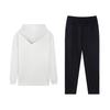 Li-Ning Fashionable Versatile Loose Fleece Hooded Sweatshirt Comfortable Long Pants Casual Sports Suit Unisex Sweatsuit AWDVJ00-1+AKLVD71-1