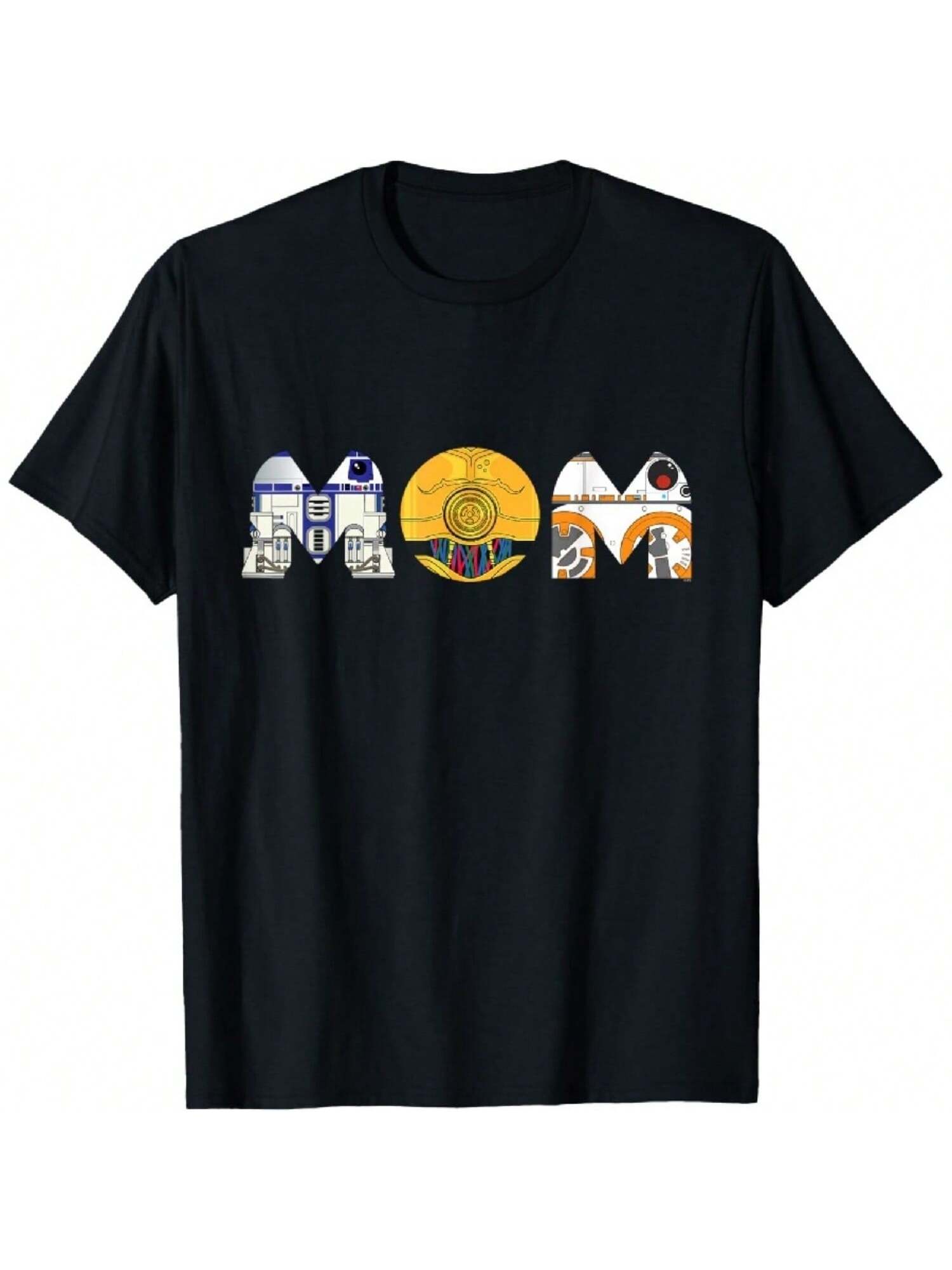 Droids R2-D2 C-3PO BB-8 Mom Mother s Day Birthday T-Shirt S разноцветный