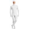 Unisex Orange Elastic Zentai Bodysuit Costume for Halloween Cosplay
