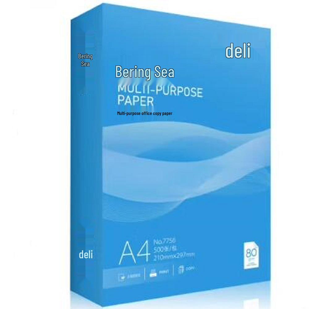Carta Bianca Deli A4 70g e 80g, Design Venature Legno, Schizzo Studente, Stampa Fronte/Retro Spessa