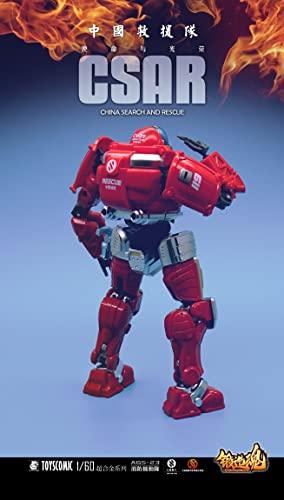 TOYSCOMIC FORGING SOUL Series AGS 23 CV Type 39 Fire Department Mobile Unit 1/60 Scale Alloy, ABS, and PA Pre-painted Complete Figure