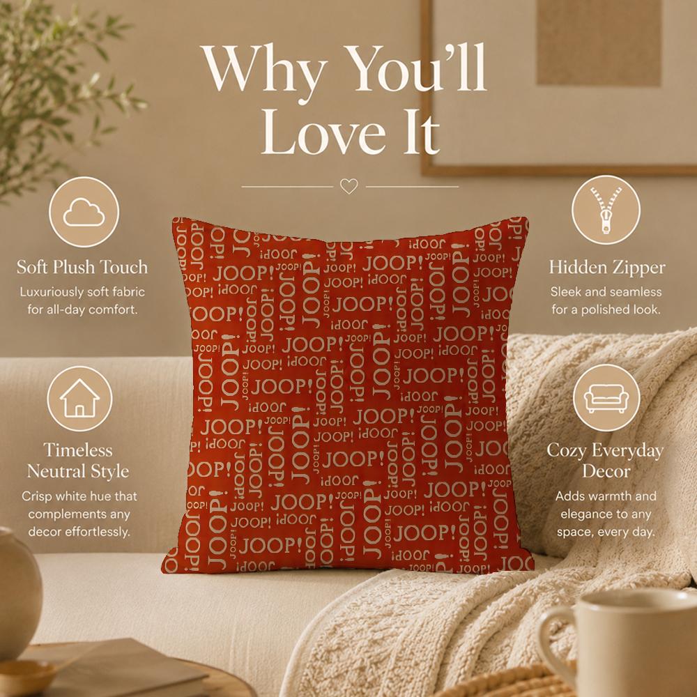 Brand J-JoopS Cushion Cover Double-Sided Printed Pillow Cover Hypoallergenic Dust-Mite Proof