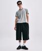 TAKEASY One-Pleat Dual-Pocket Sweat Shorts (Black)