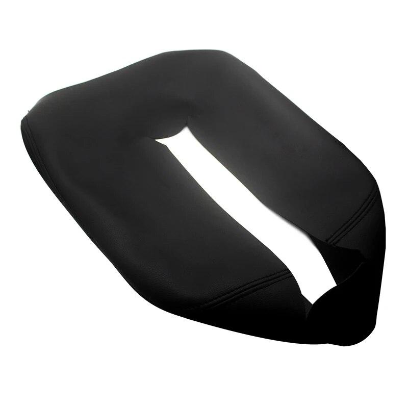 Soft Leather Armrest Cover For GMC Sierra SLT SLE 1500 2500 3500 2007- 14 Car Center Control Armrest Box Skin Cover Sticker Trim
