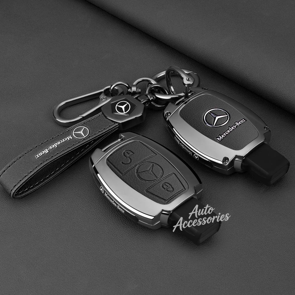HXA1  Zinc Alloy Car Key Case Cover Protection Shell For Mercedes Benz A B C E Class GLS GLA GLK GLC CLS CLA W204 W205 W212 W463 W176