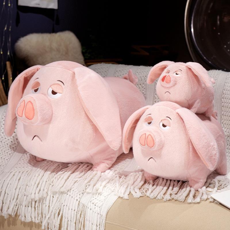 Cartoon Taiyi Real-life Mount Flying Pig Doll Long-eared Pig Plush Toy Piggy Pillow Fat Piglet Doll